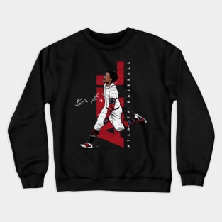 ronald acuna jr vertical Crewneck Sweatshirt